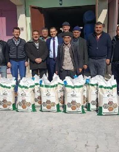 Altunhisarda çiftçilere 1 ton kuru fasulye tohumu dağıtıldı