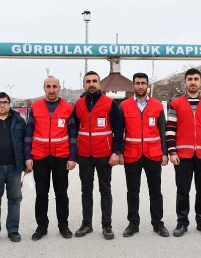 Türk Kızılay’dan sınırdaki hastaneye koronavirüs desteği