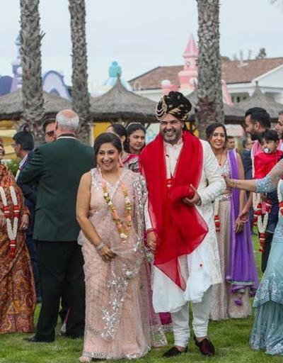 3 gün 3 gece sürecek 1 milyon euroluk Hint düğünü başladı
