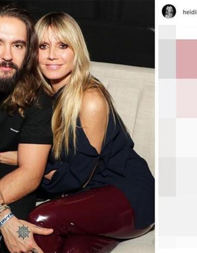 Heidi Klum ile kocası Tom Kaulitzin Korona öpücüğü
