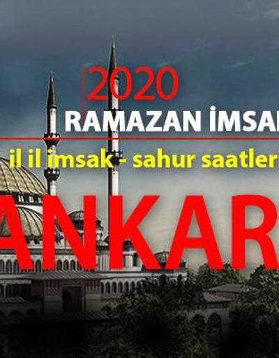 Ankara imsakiye 2020 Ramazan: 24 Nisan Ankara imsak saati
