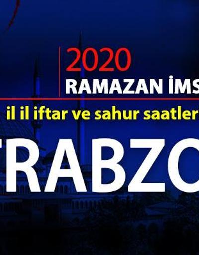 2020 Trabzon imsakiyesi: Trabzon iftar vakti saat kaçta 24 Nisan 2020