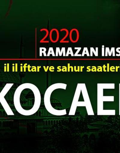 İftar saati | Kocaeli 2020 Ramazan imsakiyesi Kocaeli iftar ve imsak vakitleri