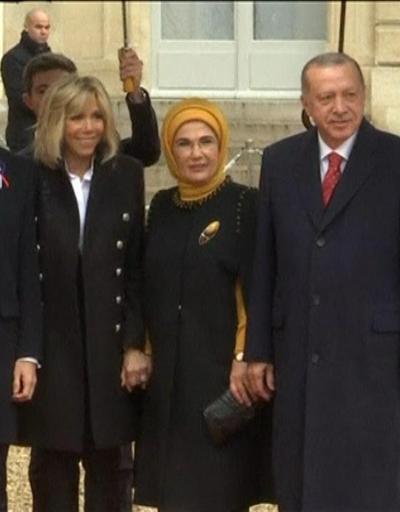 Erdoğan ve Macronun eşleri telefonda görüştü