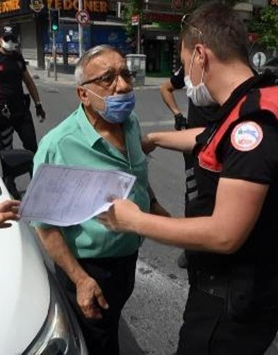 İzin kağıdı kontrol edilen vatandaş polisin üzerine yürüdü