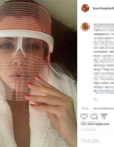 Kourtney Kardashian led ışıklı maske satışına başladı