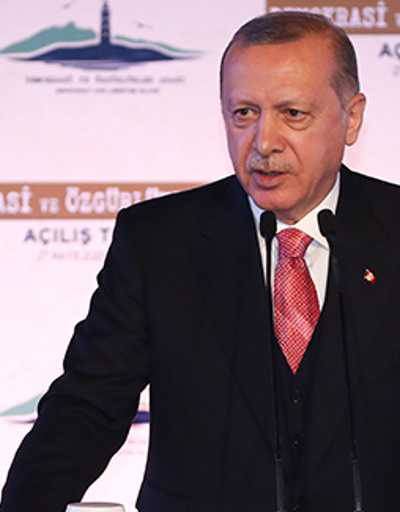 Cumhurbaşkanı Erdoğandan Demokrasi ve Özgürlükler Adası paylaşımı