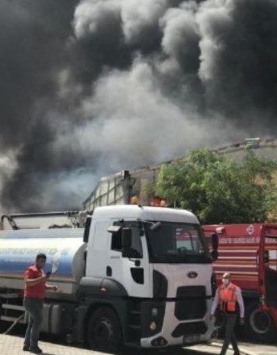 Son Dakika: Gaziantepte Organize Sanayi Bölgesinde yangın | Video