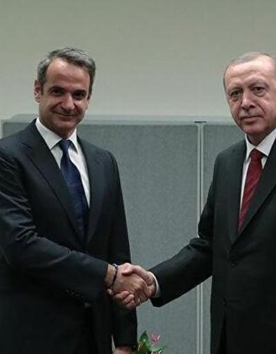 Son dakika: Cumhurbaşkanı Erdoğan, Yunanistan Başbakanı Miçotakis ile görüştü