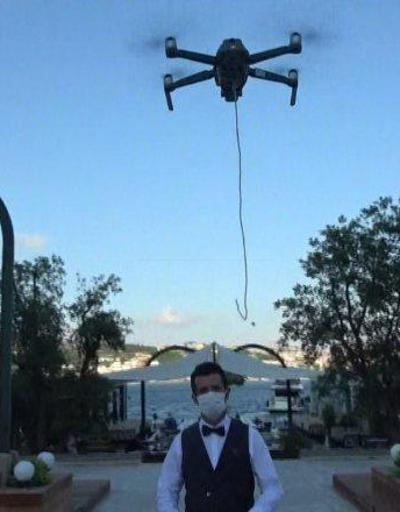 Boğazda Dronelu servis | Video