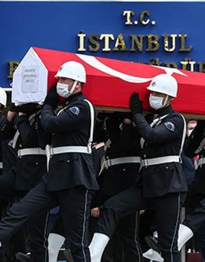 İstanbul Emniyet Müdürlüğünde şehit polis için tören düzenlendi