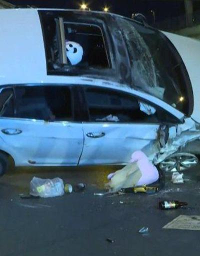 Zeytinburnunda zincirleme kaza 1i ağır 4 kişi yaralandı | Video
