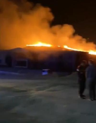 Ankarada, kereste fabrikasında korkutan yangın