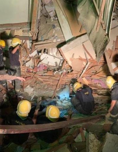 Son dakika... Suudi Arabistanda 3 katlı bina çöktü: 3 ölü, 12 yaralı