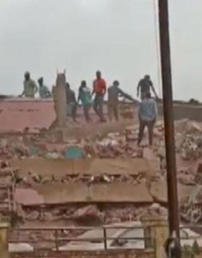 Son dakika haberi: Hindistanda bina çöktü En az 90 kişi mahsur kaldı