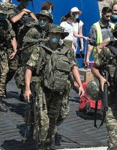 Son dakika... Yunanistandan yeni provokasyon mu Meis Adasına asker çıkarttığı iddia ediliyor | Video