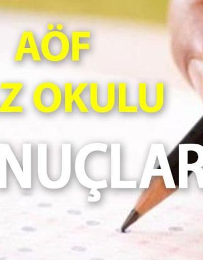 Anadolu Üniversitesi AÖF yaz okulu sınav sonuçları açıklandı Sonuçlar anadolu.eduda