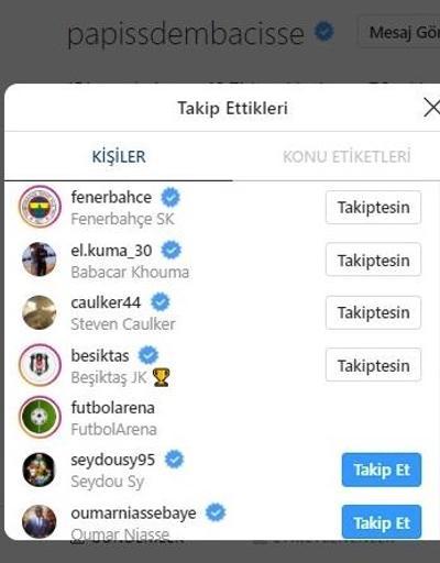 Papiss Cisse Fenerbahçeyi takibe aldı