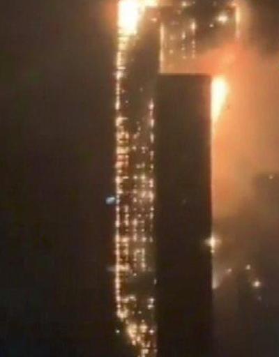 Güney Korede gökdelen yangını