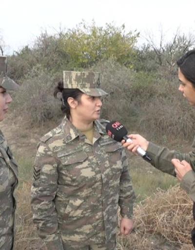 Azerbaycanın kadın askerleri CNN TÜRKe konuştu | Video