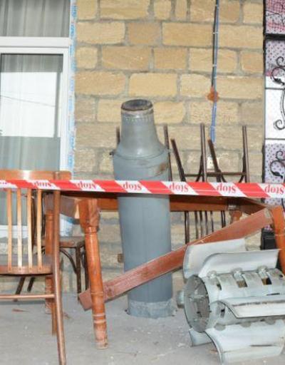 Ermenistanın attığı roket masaya saplandı