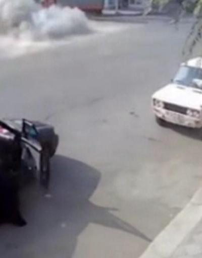 Azerbaycan’ın Berde kentine bombaların düşme anı görüntülendi | Video