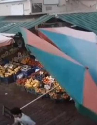 Deprem anı pazardaki mobese kameralarında | Video