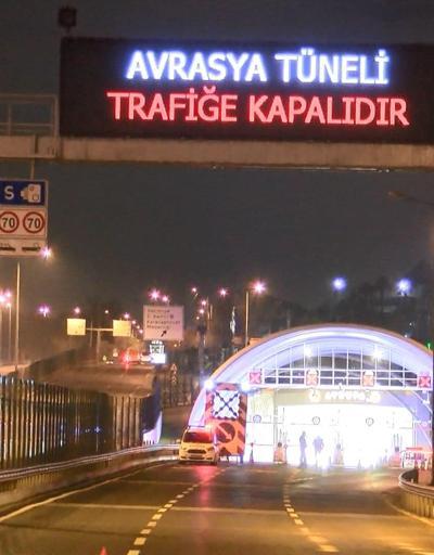 Avrasya Tüneli acil durum tatbikatı için trafiğe kapatıldı