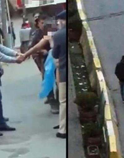 İstanbulda şaşkına çeviren olay: Sokak ortasında soyundurup çırılçıplak gezdirdi | Video