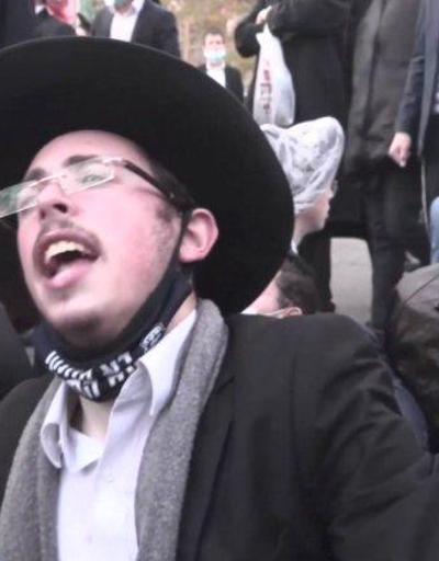 Askerliği reddeden Yahudi gruba polis saldırdı | Video