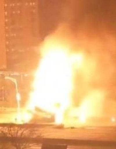 New Yorkta büyük yangın... Art arda patlamalar yaşandı | Video