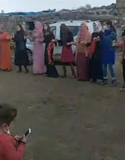 Sosyal medyadan paylaştılar: Iğdırda Jandarma maskesiz düğüne baskın yaptı