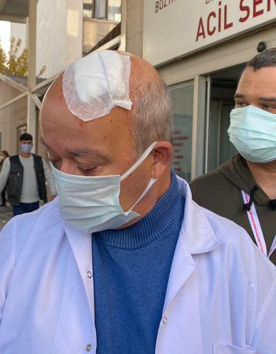 Doktorun başını taşla yaran hasta yakını serbest bırakıldı
