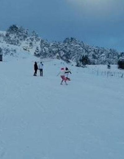 Karabükte kayak merkezinde sezon açıldı