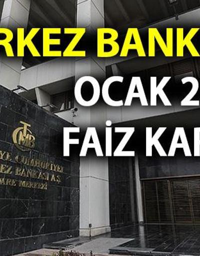 Son dakika Merkez Bankası faiz kararı açıklandı MB 2021 Ocak ayı faiz kararı yüzde kaç oldu