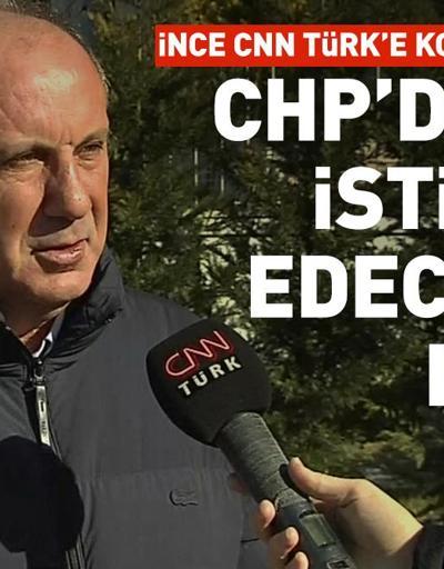 İnce CNN TÜRKe konuştu: CHPden istifa edecek mi