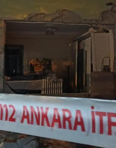 Ankarada doğalgaz patlaması