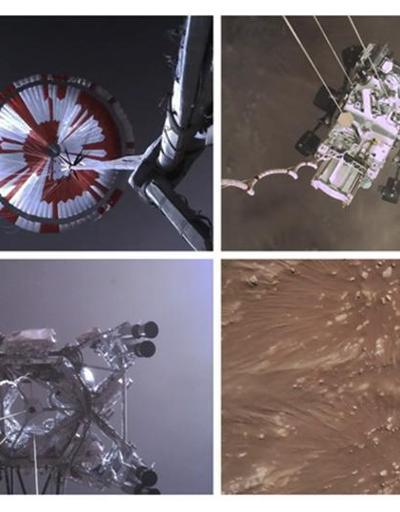 NASA, Perseveranceın Marsa iniş anını yayınladı
