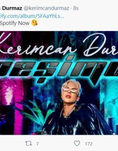 Kerimcan Durmaz yeni şarkısıyla sosyal medyanın dilinde