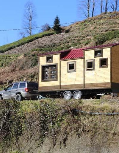 Taşınabilir karavan tipi yayla evlere ilgi arttı ABDden bile talep var