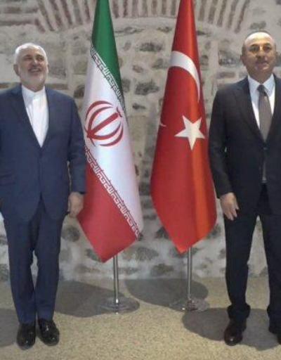 Çavuşoğlu İranlı mevkidaşı Zarif ile Dolmabahçede bir araya geldi