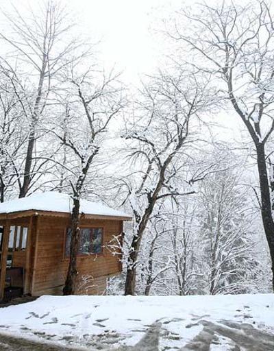 Trabzondan seyrine doyumsuz kar manzaraları