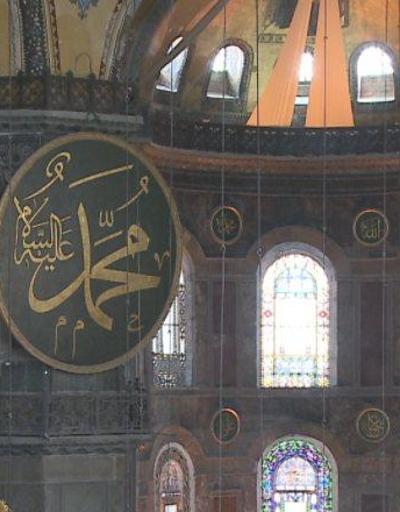 Özel Haber... İslam dünyasının en büyük hat levhaları Ayasofyada