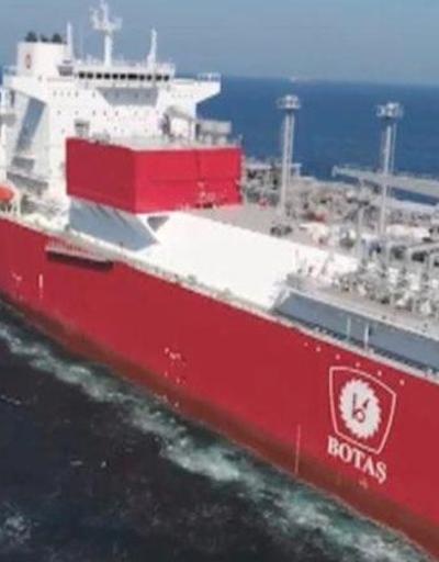 Türkiyenin ilk yüzer LNG depolama gemisi Ertuğrul Gaziye bayrak çekildi