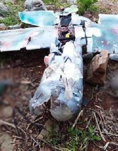 PKKnın maket uçağı vurularak düşürüldü
