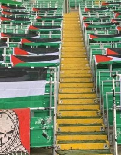 Celtic taraftarı, Filistin bayraklarını kaldıran yönetime tepki gösterdi