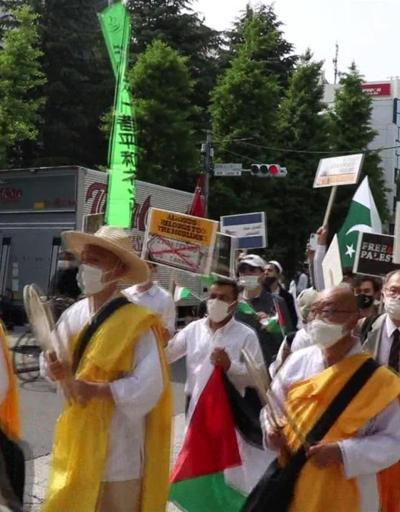 Japonyadaki Budist rahiplerden Filistine destek