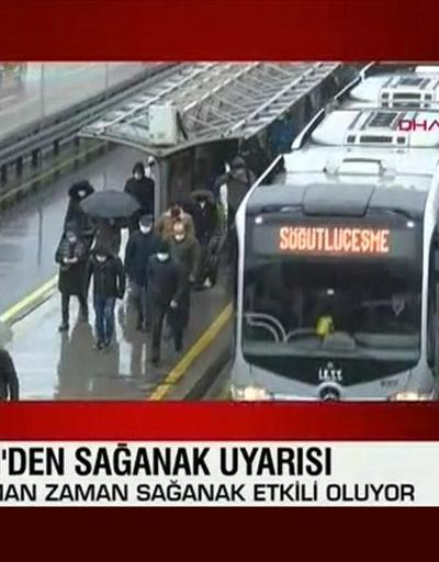 İstanbulda kuvvetli sağanak bekleniyor