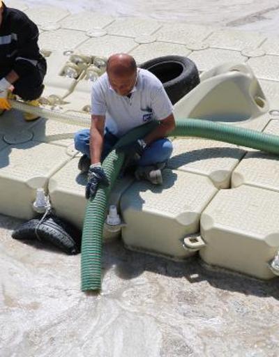 Çanakkale Boğazında 2 günde 27 metreküp müsilaj toplandı