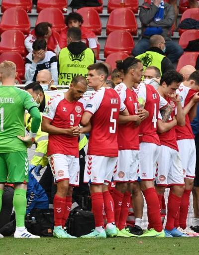 Son dakika... EURO 2020de büyük şok Christian Eriksen kalp krizi geçirdi